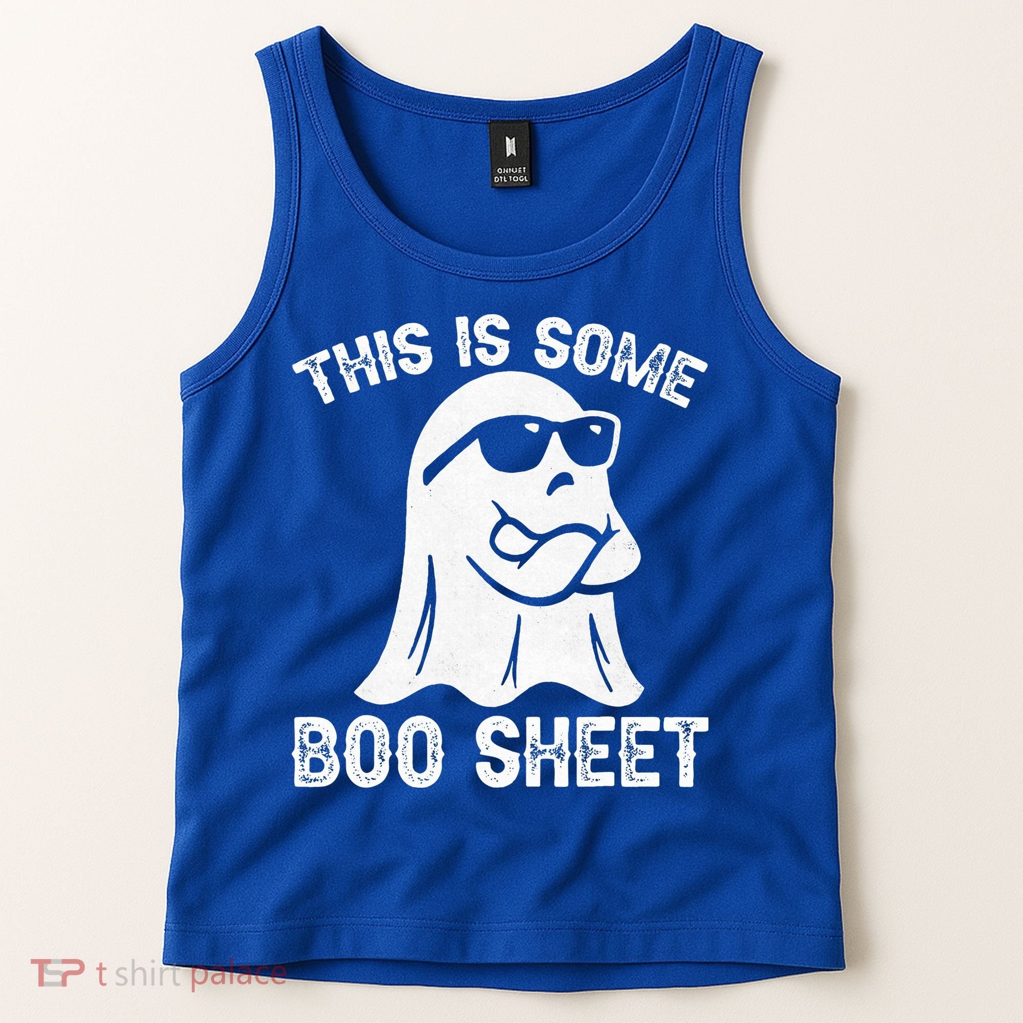 Halloween Retro Boo Ghost This Is Some Boo Sheet Tank Top