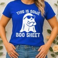 Halloween Retro Boo Ghost This Is Some Boo Sheet Women's T-Shirt thumb 2