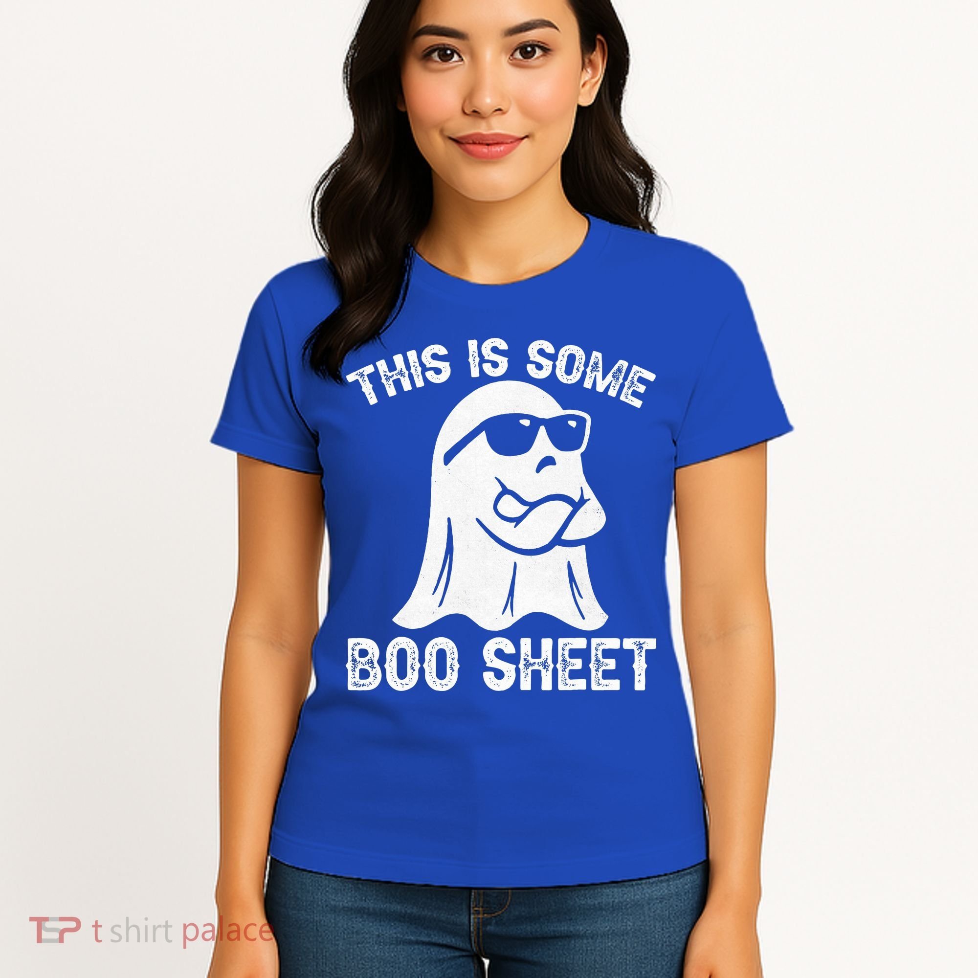 Halloween Retro Boo Ghost This Is Some Boo Sheet Women's T-Shirt