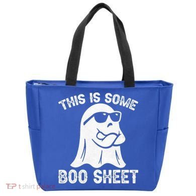 Halloween Retro Boo Ghost This Is Some Boo Sheet Tote Bag
