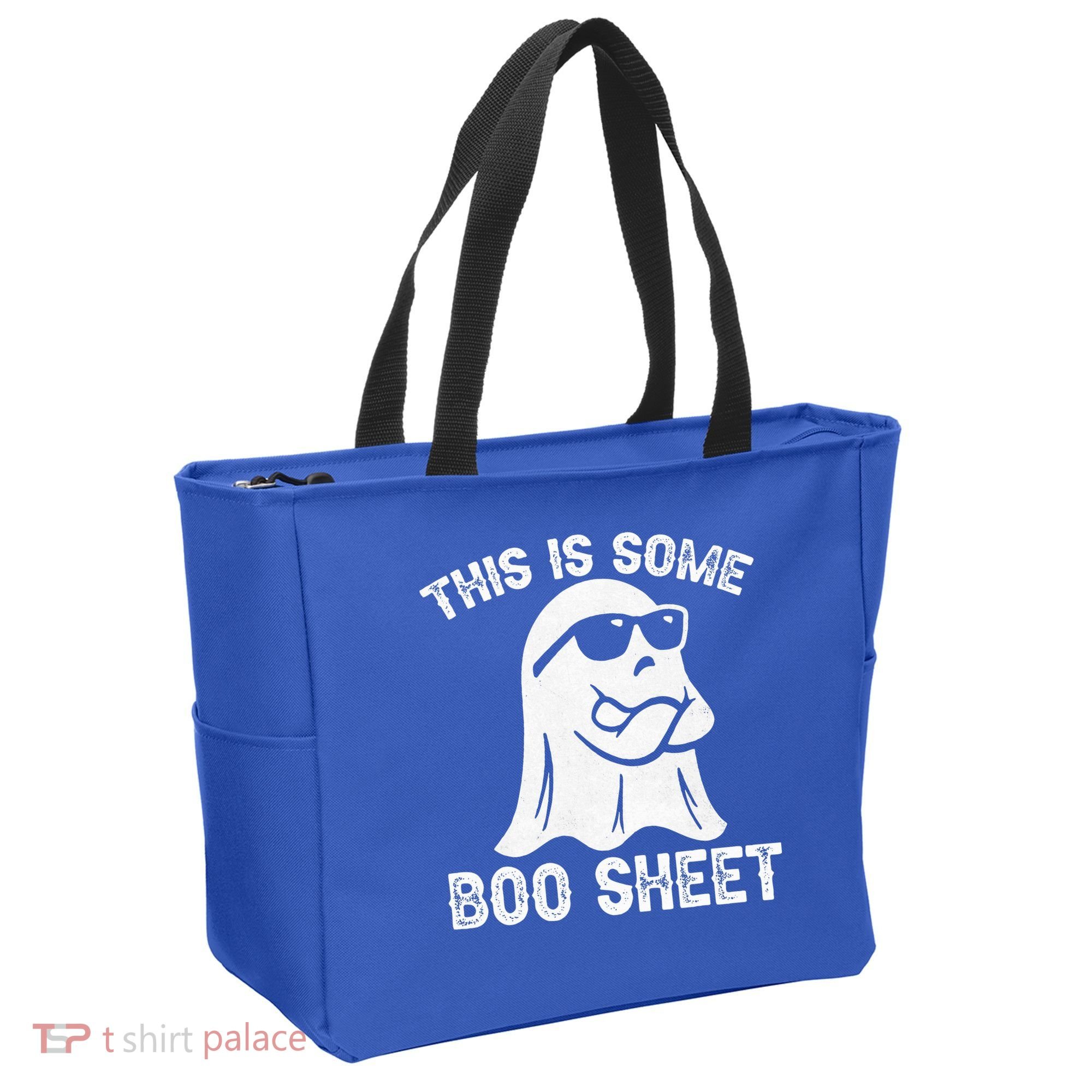 Halloween Retro Boo Ghost This Is Some Boo Sheet Tote Bag