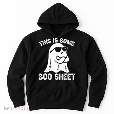Halloween Retro Boo Ghost This Is Some Boo Sheet Hoodie