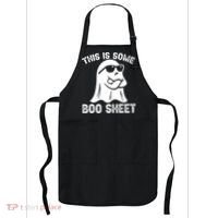 Halloween Retro Boo Ghost This Is Some Boo Sheet Apron thumb 0