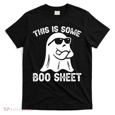 Halloween Retro Boo Ghost This Is Some Boo Sheet T-Shirt