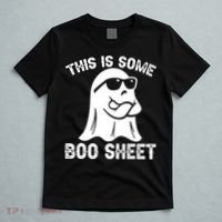 Halloween Retro Boo Ghost This Is Some Boo Sheet T-Shirt thumb 5
