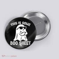Halloween Retro Boo Ghost This Is Some Boo Sheet Button thumb 0