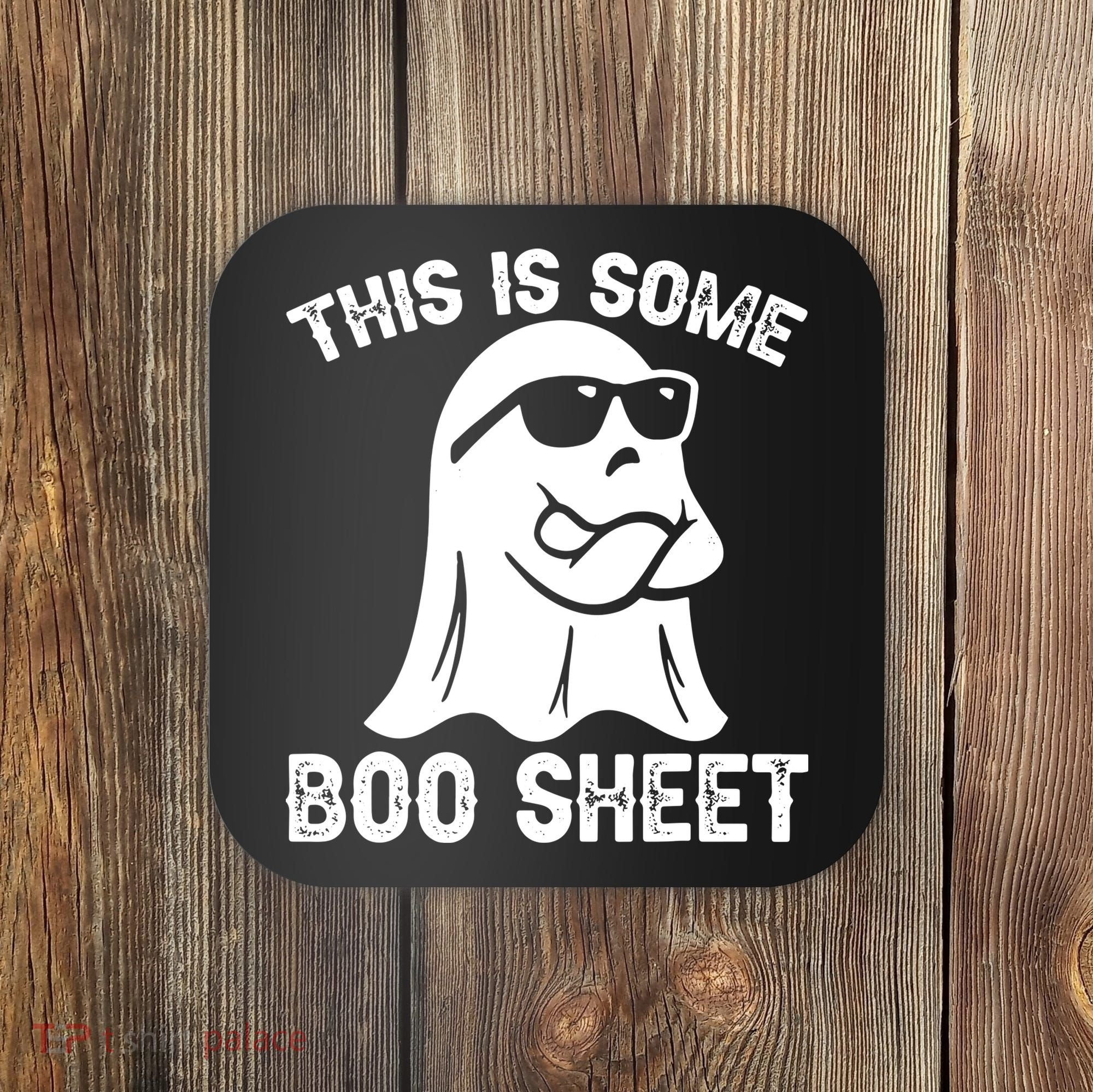 Halloween Retro Boo Ghost This Is Some Boo Sheet Coaster