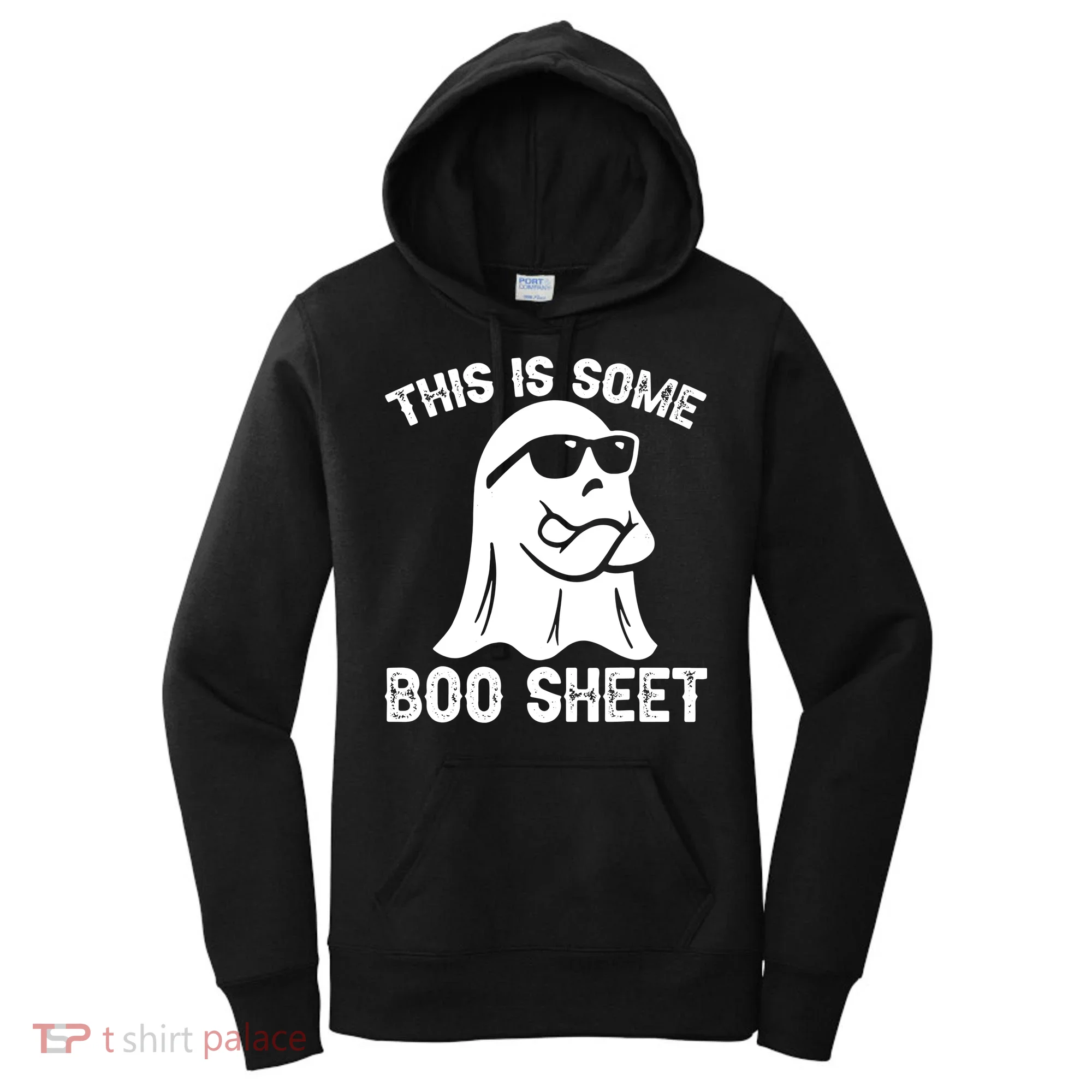 Halloween Retro Boo Ghost This Is Some Boo Sheet Women's Hoodie