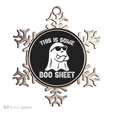 Halloween Retro Boo Ghost This Is Some Boo Sheet Ornament