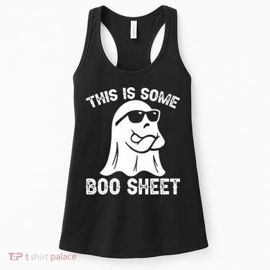Halloween Retro Boo Ghost This Is Some Boo Sheet Women's Tank Top