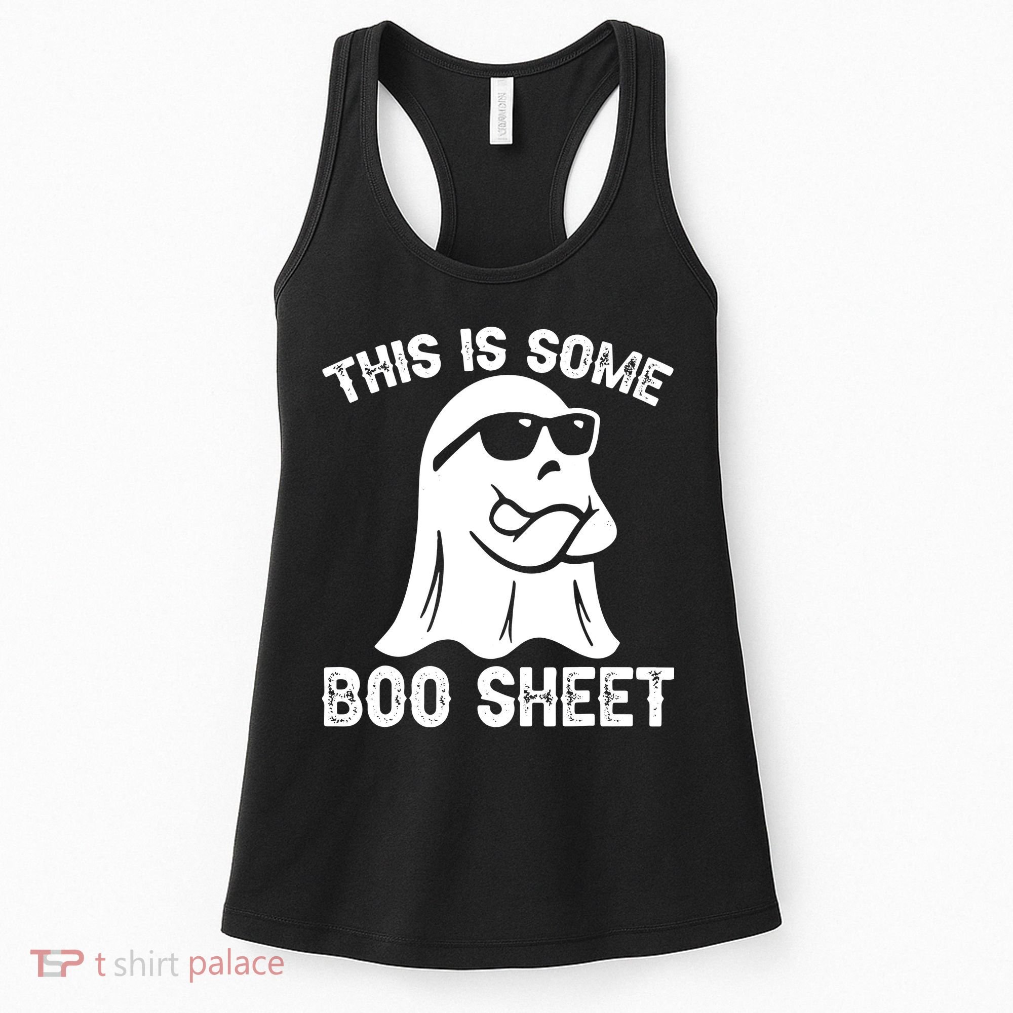 Halloween Retro Boo Ghost This Is Some Boo Sheet Women's Tank Top