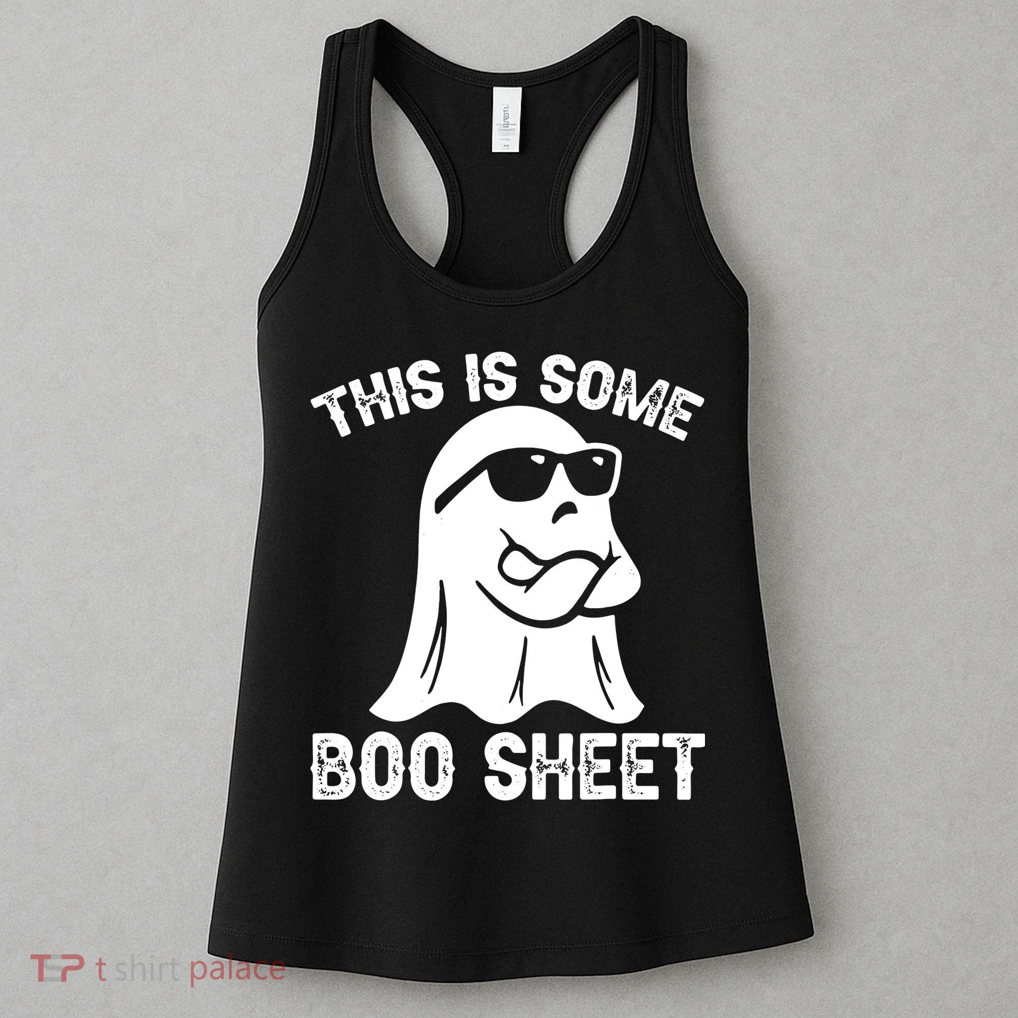 Halloween Retro Boo Ghost This Is Some Boo Sheet Women's Tank Top
