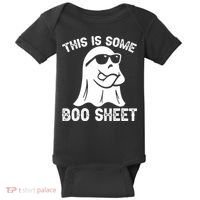 Halloween Retro Boo Ghost This Is Some Boo Sheet Baby Bodysuit thumb 0