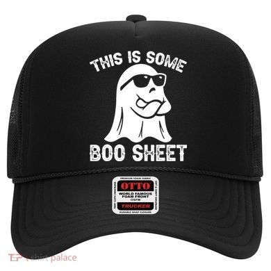 Halloween Retro Boo Ghost This Is Some Boo Sheet Hat