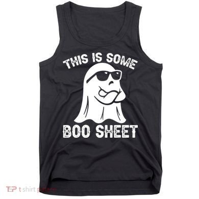 Halloween Retro Boo Ghost This Is Some Boo Sheet Tank Top