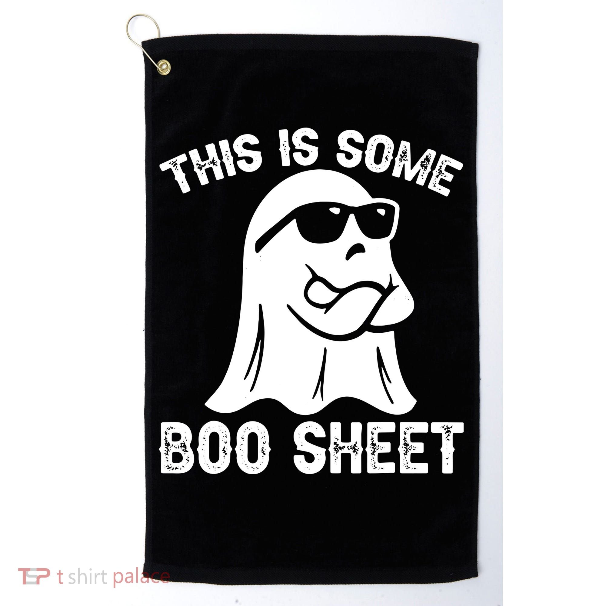 Halloween Retro Boo Ghost This Is Some Boo Sheet Golf Towel