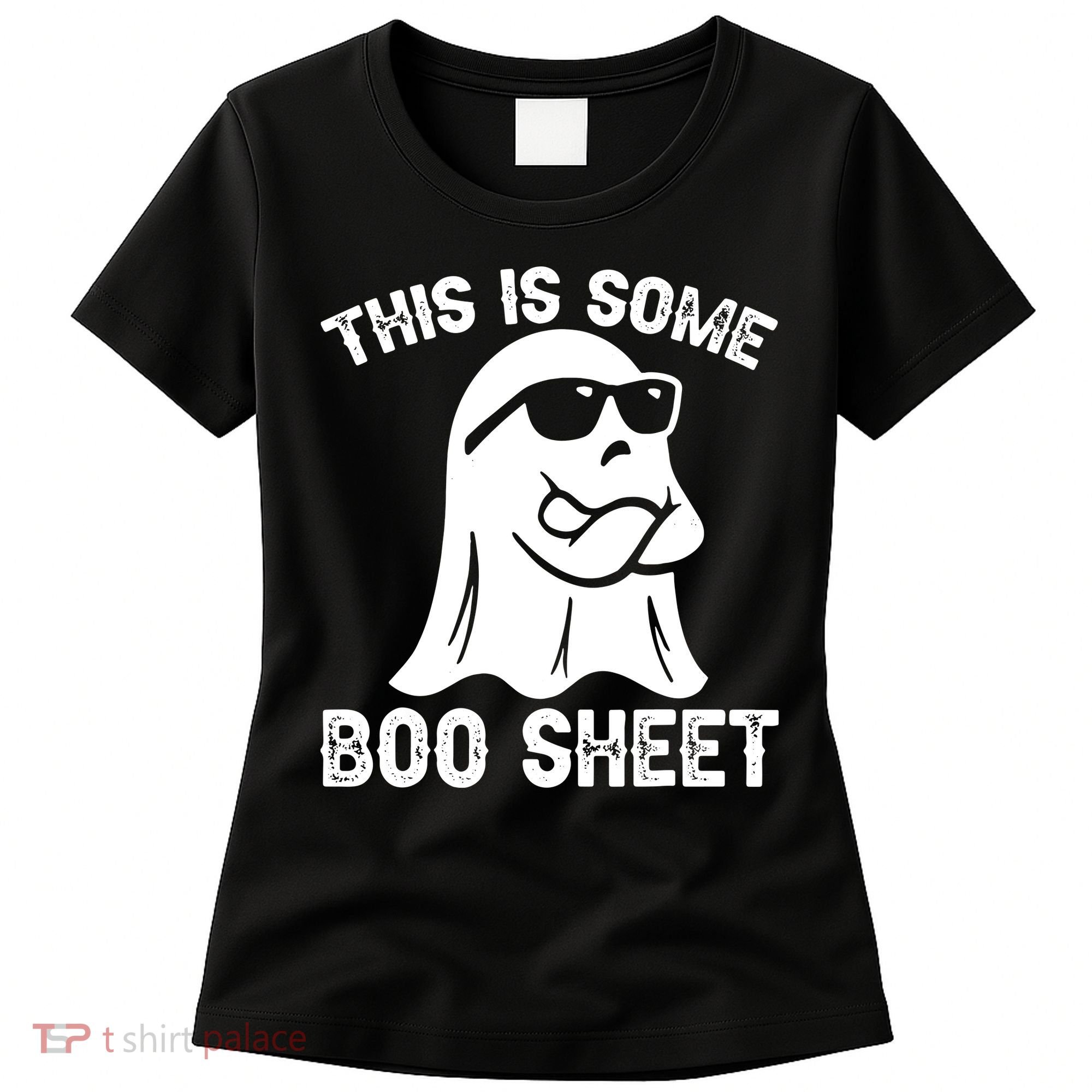 Halloween Retro Boo Ghost This Is Some Boo Sheet Women's T-Shirt