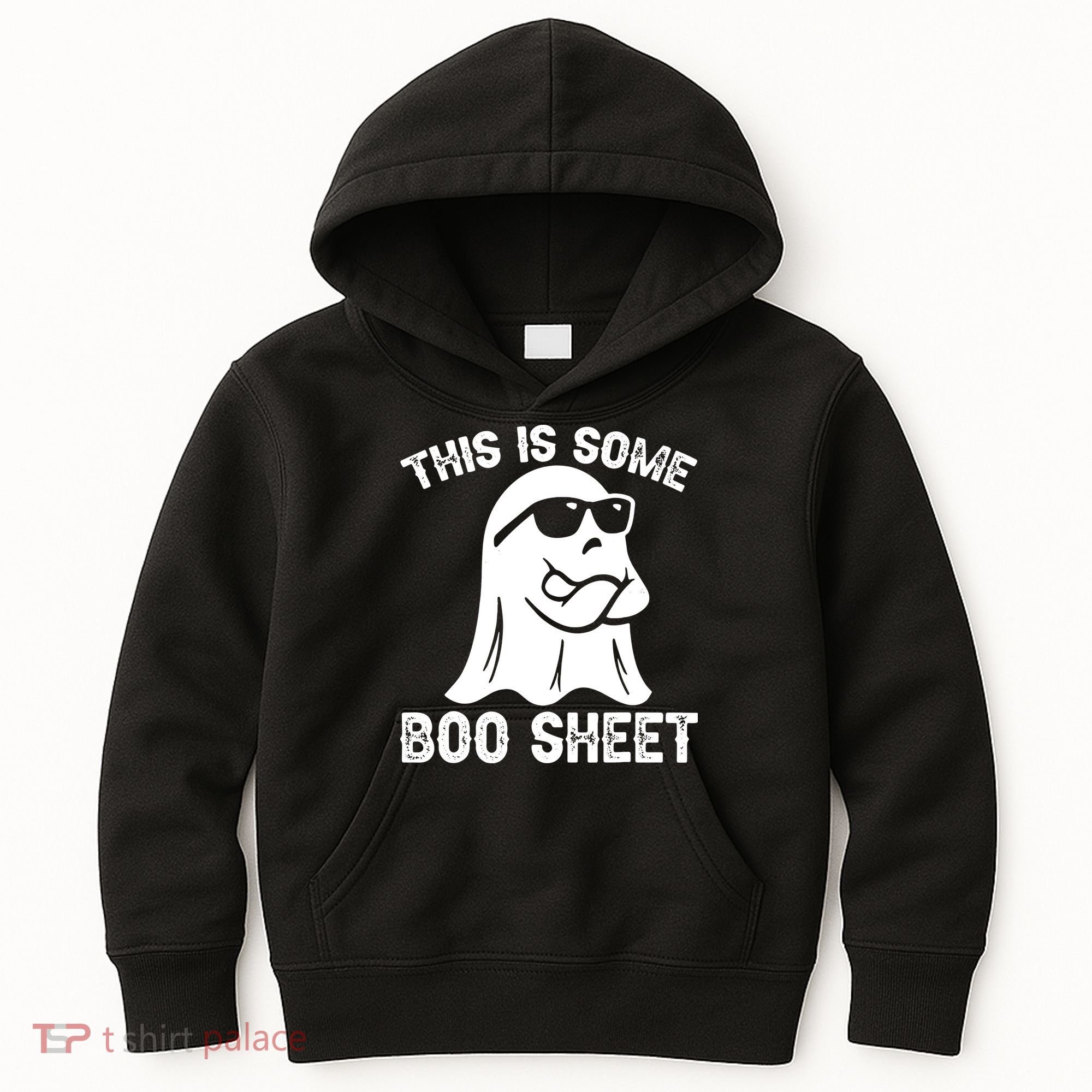 Halloween Retro Boo Ghost This Is Some Boo Sheet Kids Hoodie