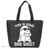 Halloween Retro Boo Ghost This Is Some Boo Sheet Tote Bag thumb 0