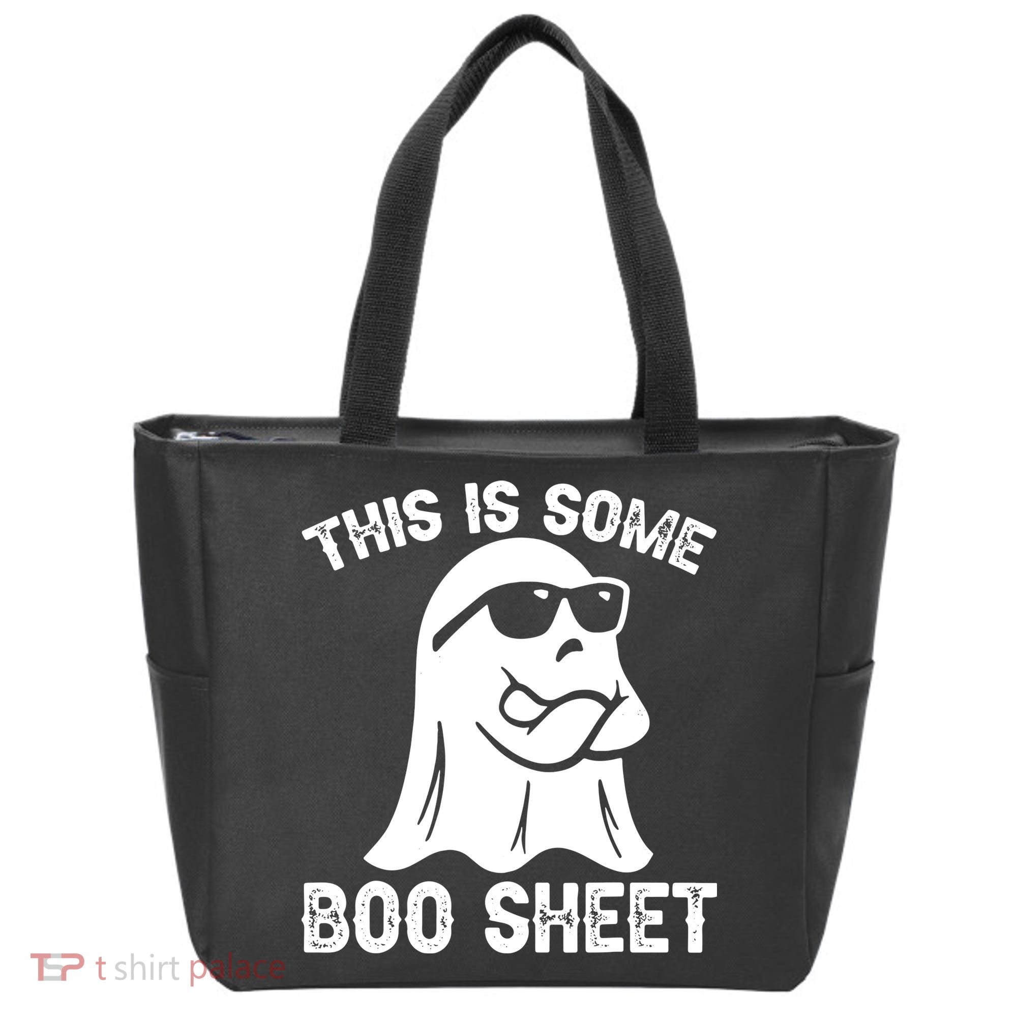 Halloween Retro Boo Ghost This Is Some Boo Sheet Tote Bag