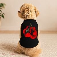 Hanging Red Boxing Gloves Graphic Cute Gift Doggie Tank thumb 2
