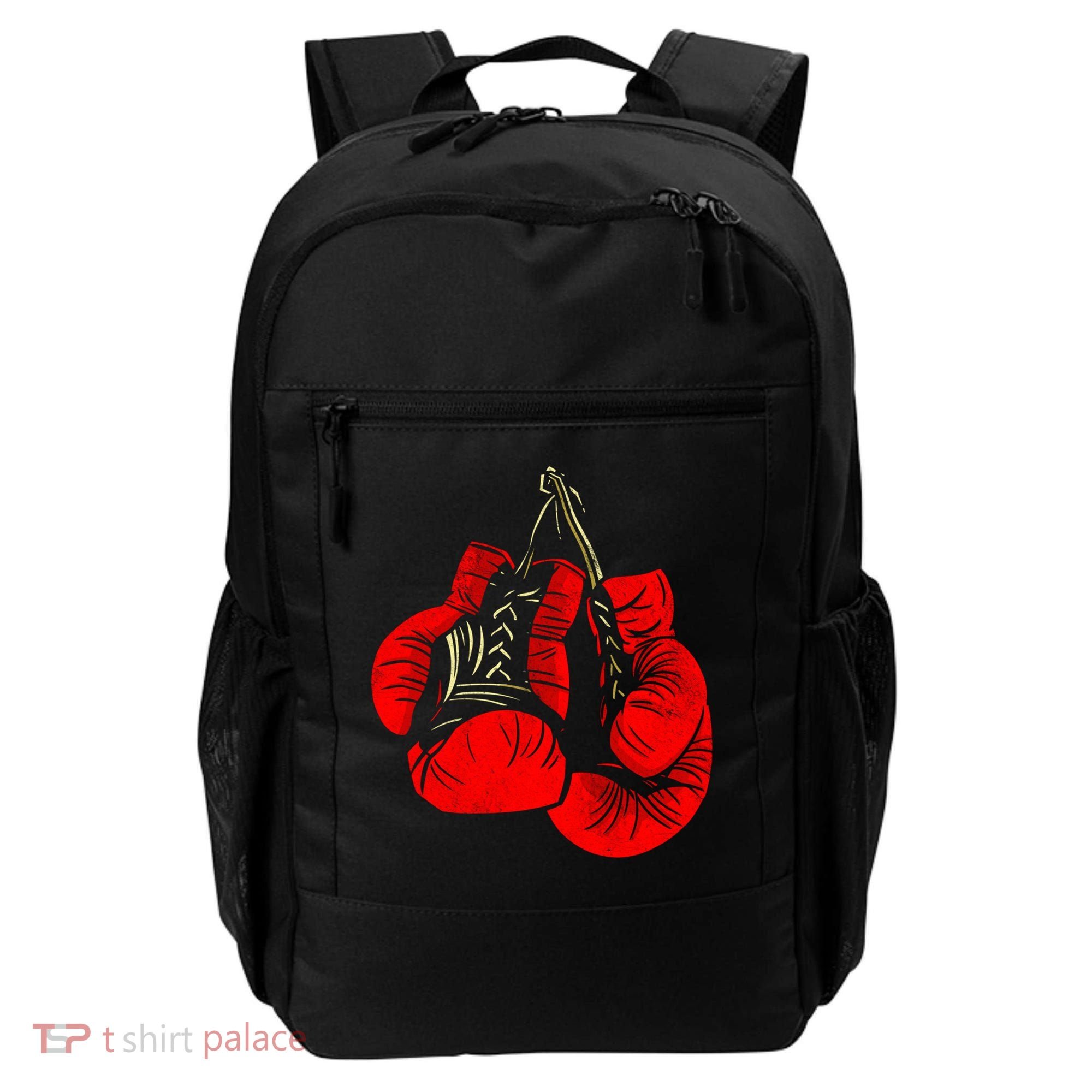 Hanging Red Boxing Gloves Graphic Cute Gift Backpack