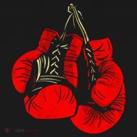 Hanging Red Boxing Gloves Graphic Cute Gift Bucket Hat thumb 4