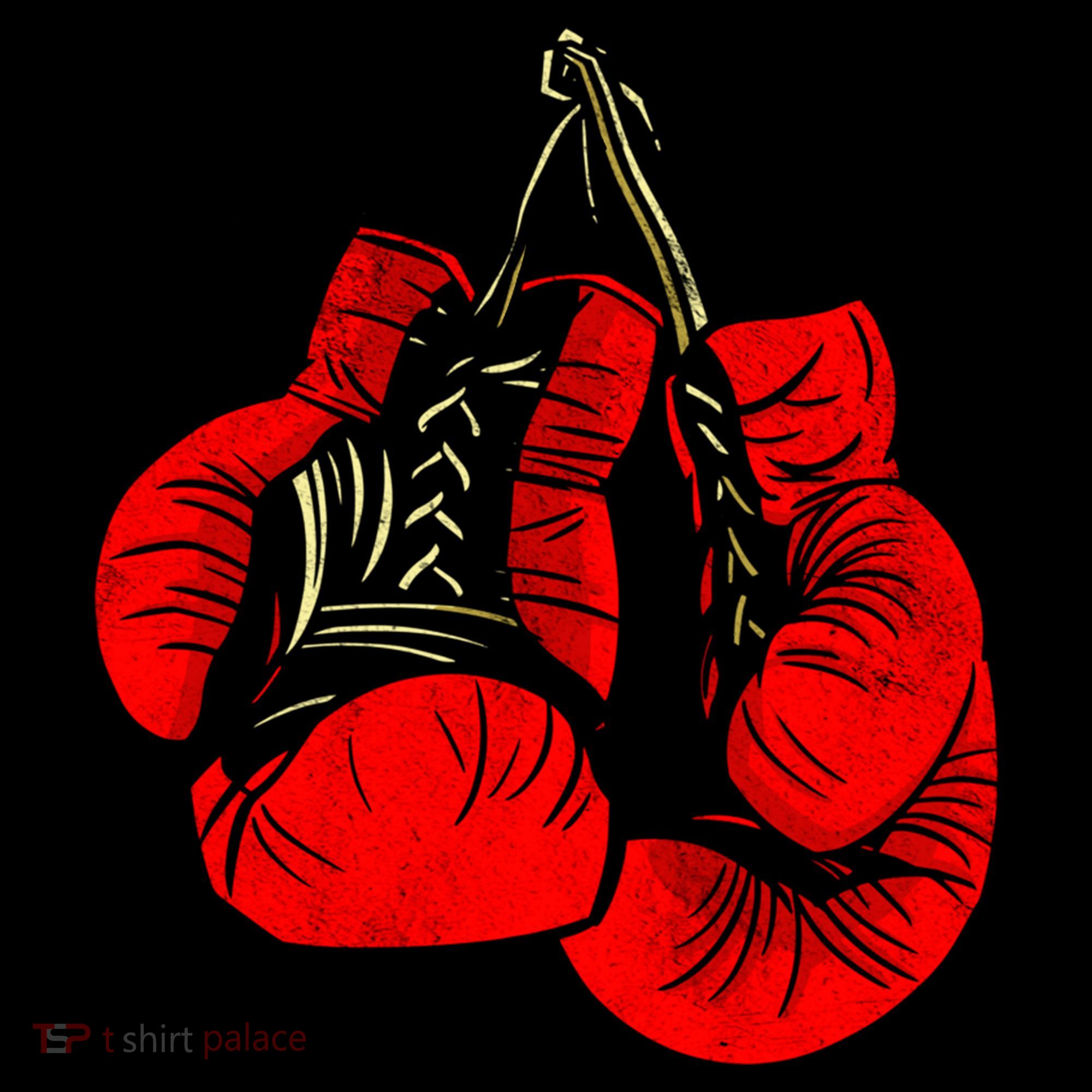 Hanging Red Boxing Gloves Graphic Cute Gift Women's Hoodie