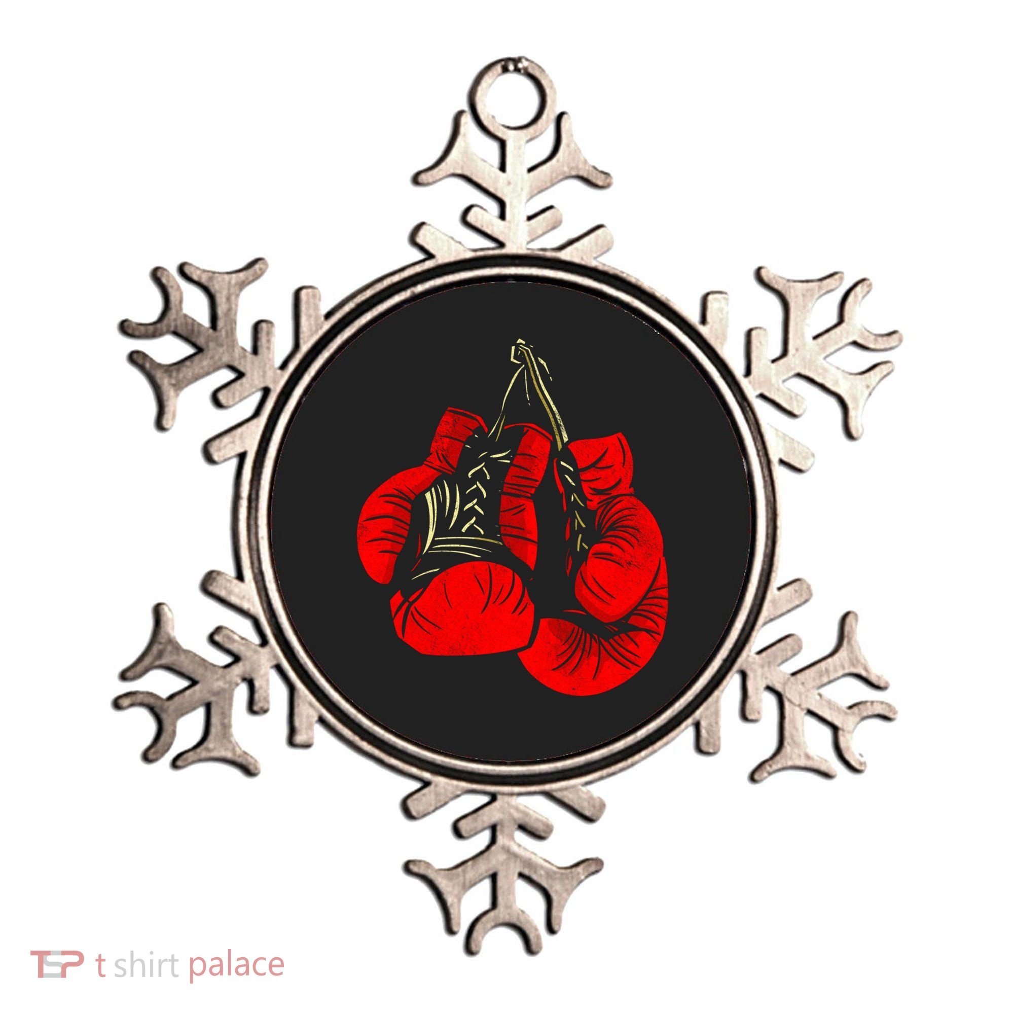 Hanging Red Boxing Gloves Graphic Cute Gift Ornament