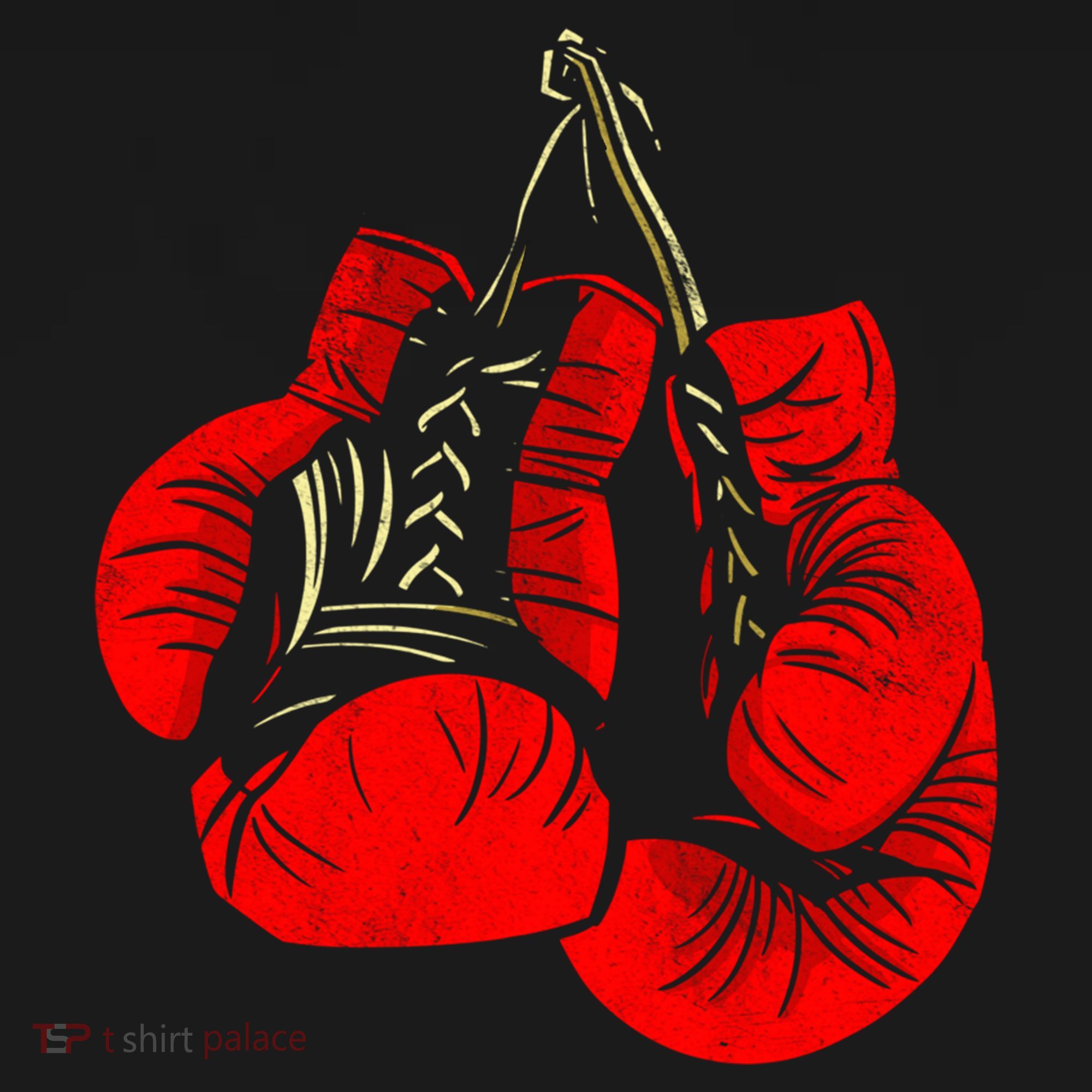 Hanging Red Boxing Gloves Graphic Cute Gift Ornament