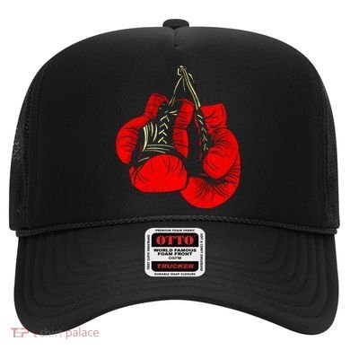 Hanging Red Boxing Gloves Graphic Cute Gift Hat