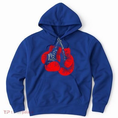 Hanging Red Boxing Gloves Graphic Cute Gift Hoodie