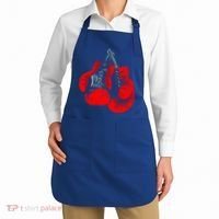 Hanging Red Boxing Gloves Graphic Cute Gift Apron thumb 2