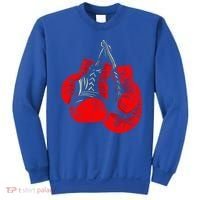 Hanging Red Boxing Gloves Graphic Cute Gift Sweatshirt thumb 0