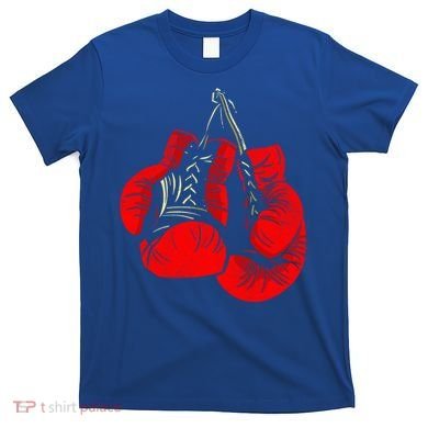 Hanging Red Boxing Gloves Graphic Cute Gift T-Shirt