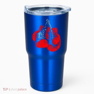 Hanging Red Boxing Gloves Graphic Cute Gift Tumbler