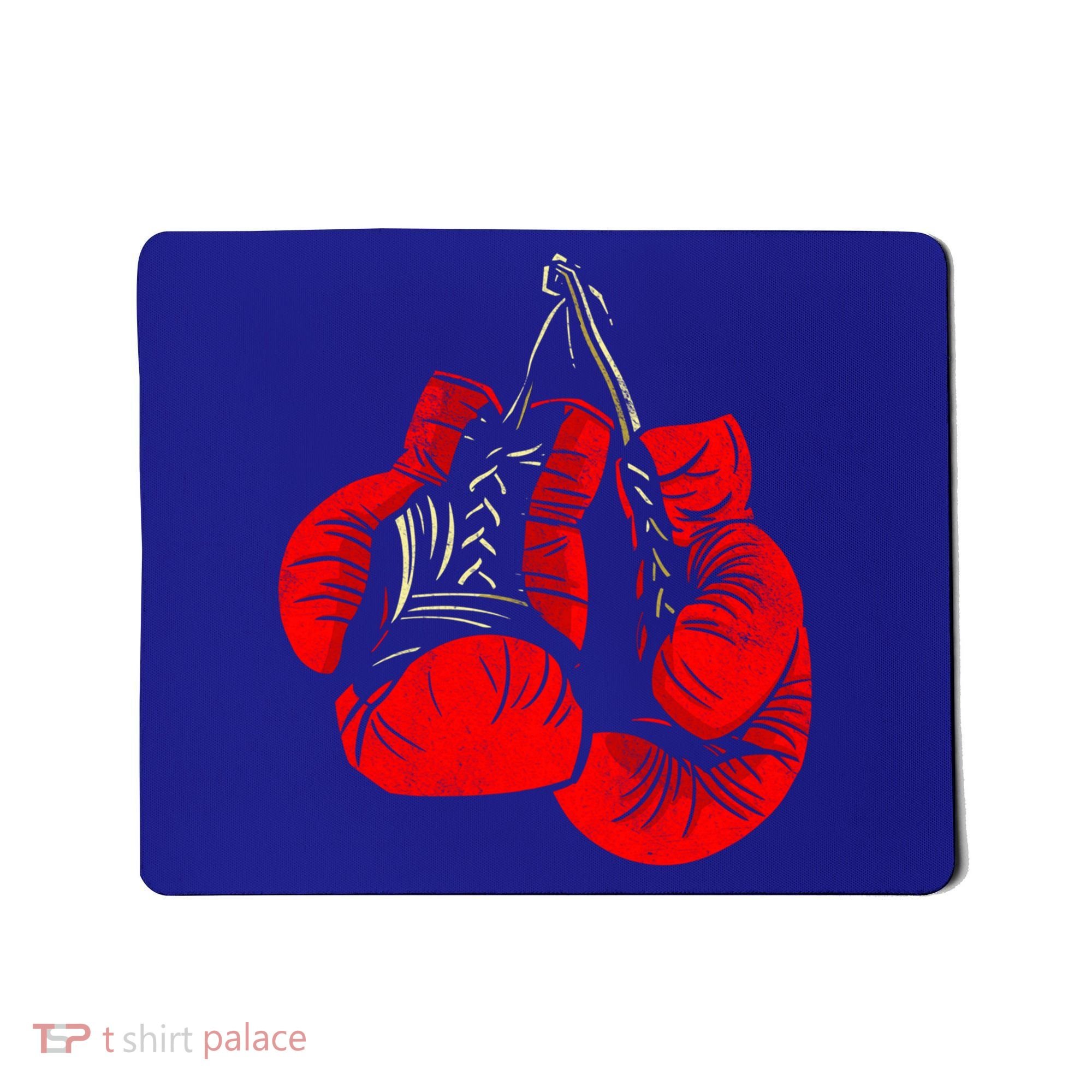 Hanging Red Boxing Gloves Graphic Cute Gift Mousepad