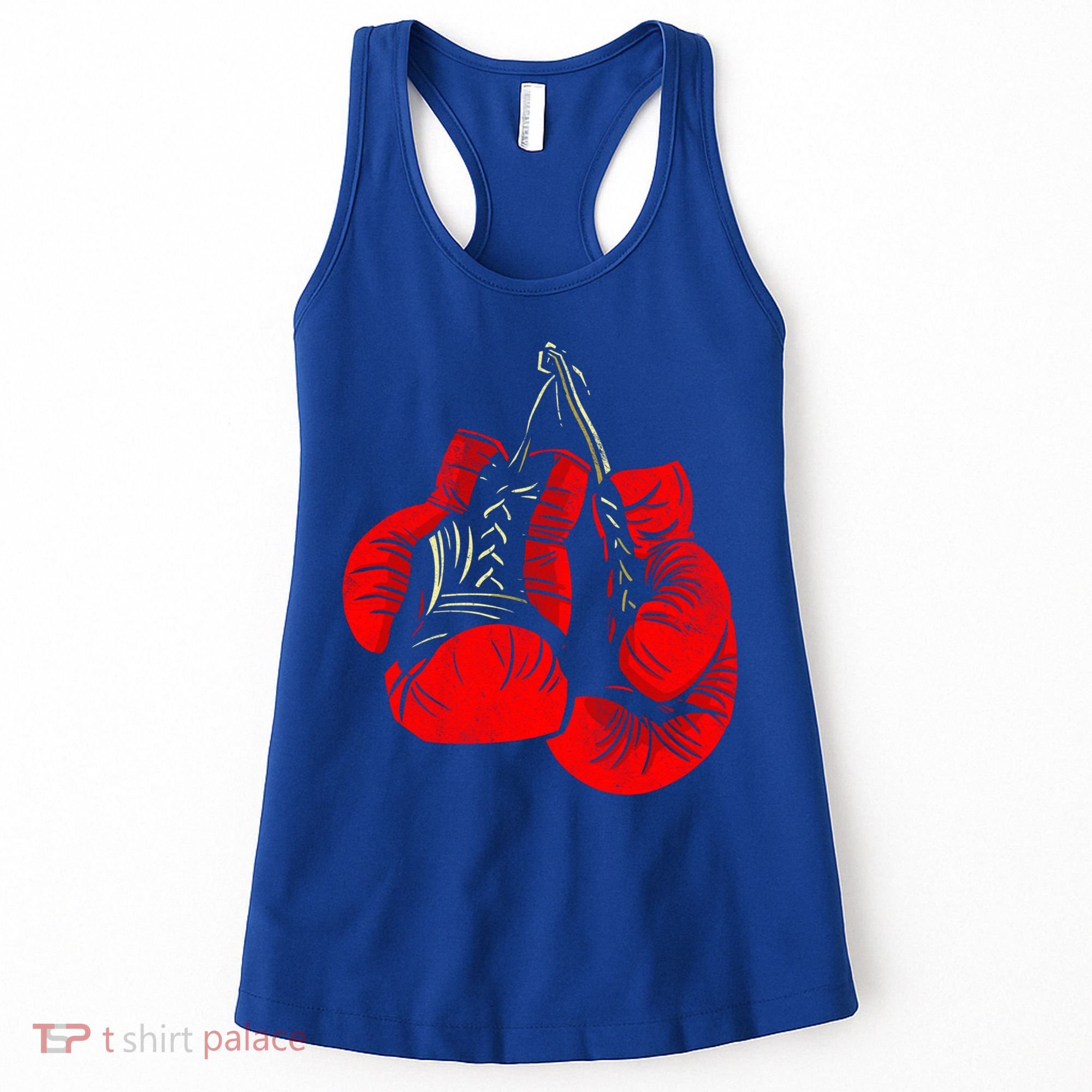 Hanging Red Boxing Gloves Graphic Cute Gift Women's Tank Top
