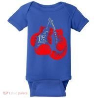 Hanging Red Boxing Gloves Graphic Cute Gift Baby Bodysuit thumb 0