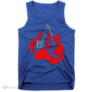 Hanging Red Boxing Gloves Graphic Cute Gift Tank Top