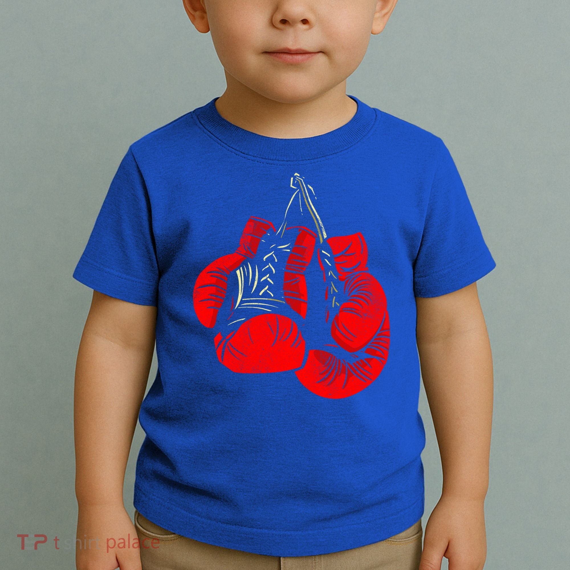 Hanging Red Boxing Gloves Graphic Cute Gift Toddler T-Shirt