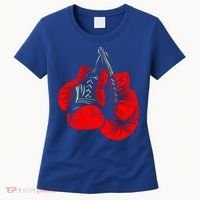 Hanging Red Boxing Gloves Graphic Cute Gift Women's T-Shirt thumb 0