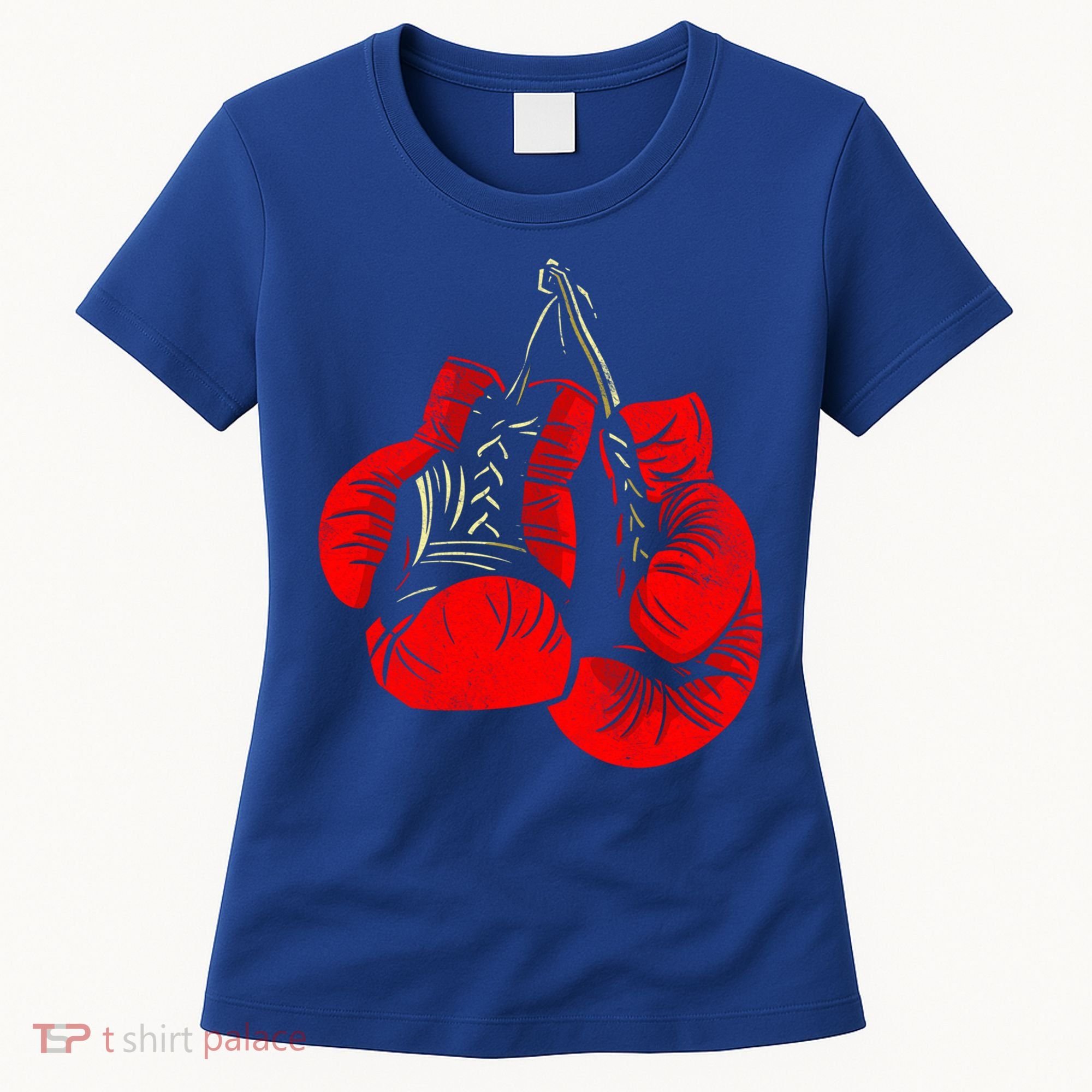 Hanging Red Boxing Gloves Graphic Cute Gift Women's T-Shirt