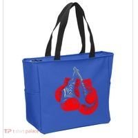Hanging Red Boxing Gloves Graphic Cute Gift Tote Bag thumb 2