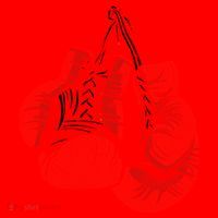Hanging Red Boxing Gloves Graphic Cute Gift Santa Hat thumb 1