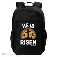 He Risen Christian Easter Sunday Matthew 28 Backpack thumb 0