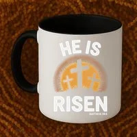 He Risen Christian Easter Sunday Matthew 28 Coffee Mug thumb 2