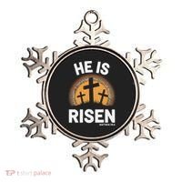 He Risen Christian Easter Sunday Matthew 28 Ornament thumb 0