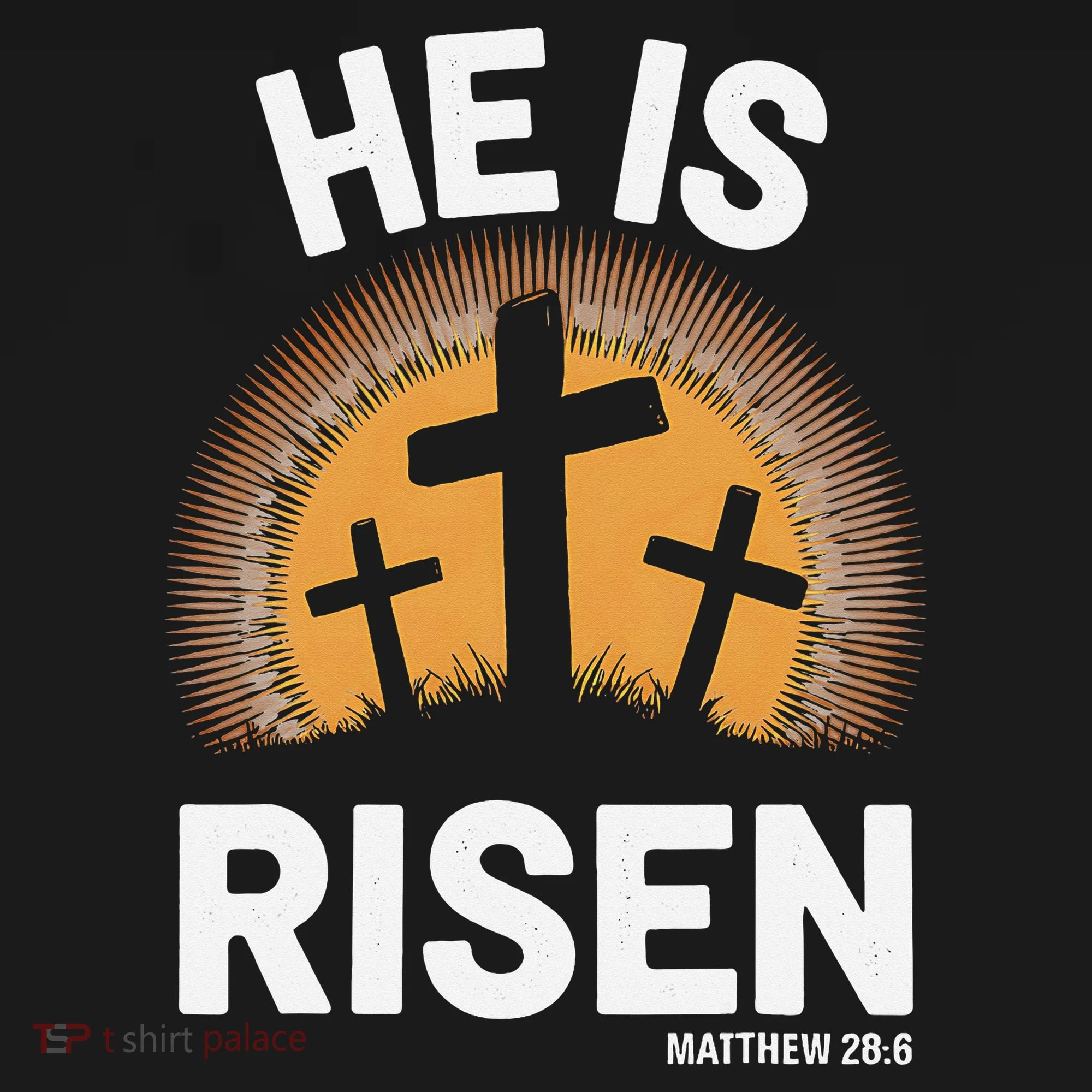 He Risen Christian Easter Sunday Matthew 28 Baby Bodysuit