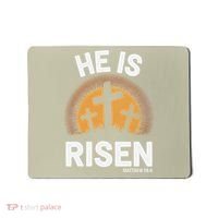 He Risen Christian Easter Sunday Matthew 28 Mousepad thumb 0